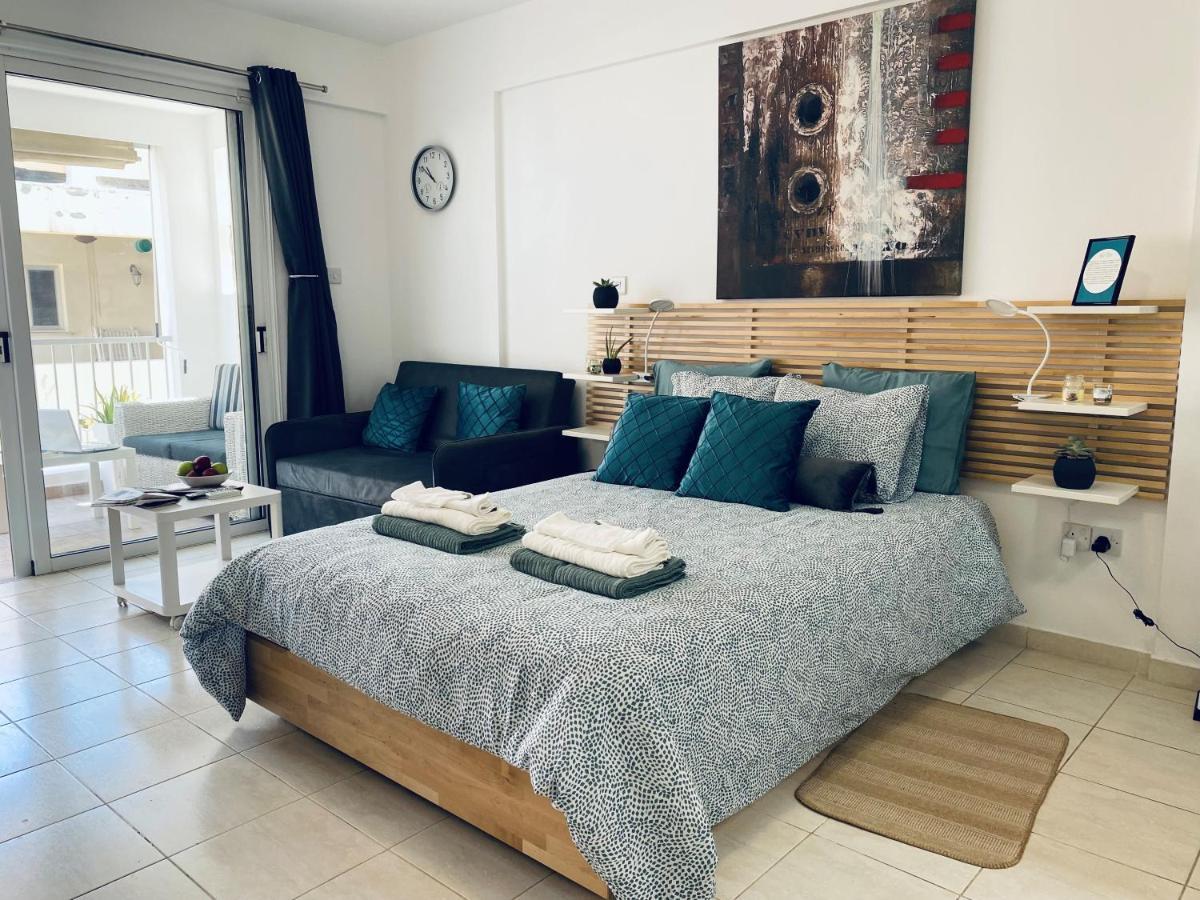Ev Zin:Cozy, Newly Rennovated, Studio, Swimming Pool B102 بافوس المظهر الخارجي الصورة